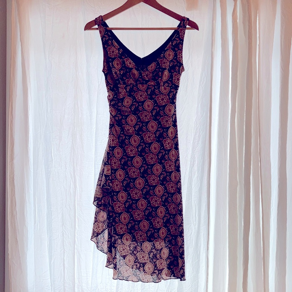 Heart Moon Star V-neck dress